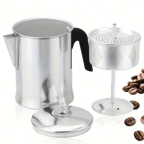 Percolator coffee pot - pot, aluminum